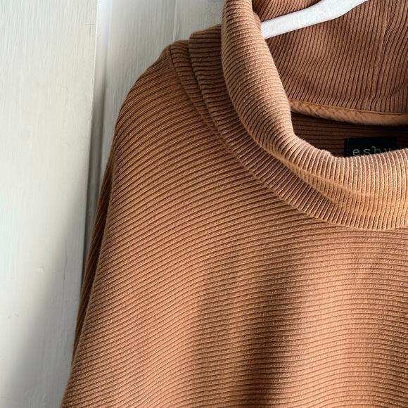 Esby Mesa Dolman Ribbed Knit Turtleneck Sweater - Picture 4 of 8